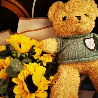 Sunflowers and Teddy Bear is CYGE Group LLC