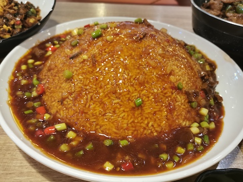 徽菜:牛肉炒饭,合肥