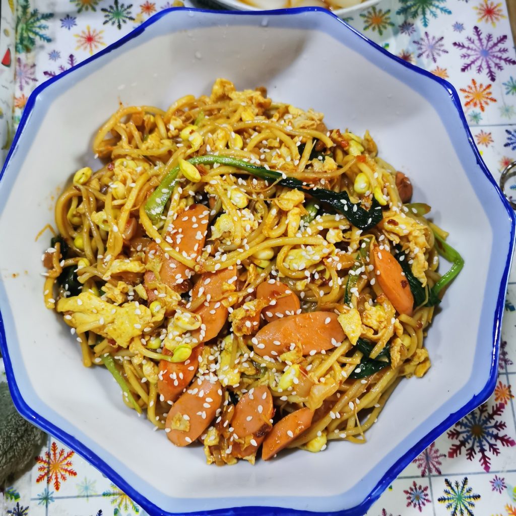Jing's Homemade Chinese Fried Noodles Recipe