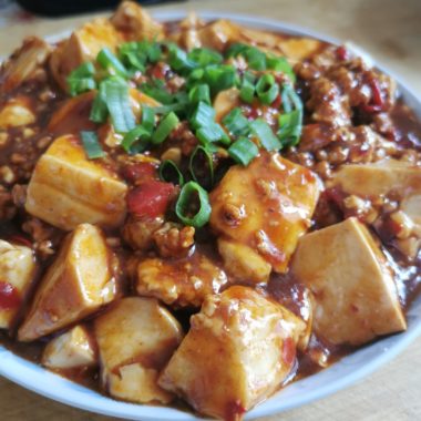 Finished! Jing's Homemade Mapo Tofu recipe