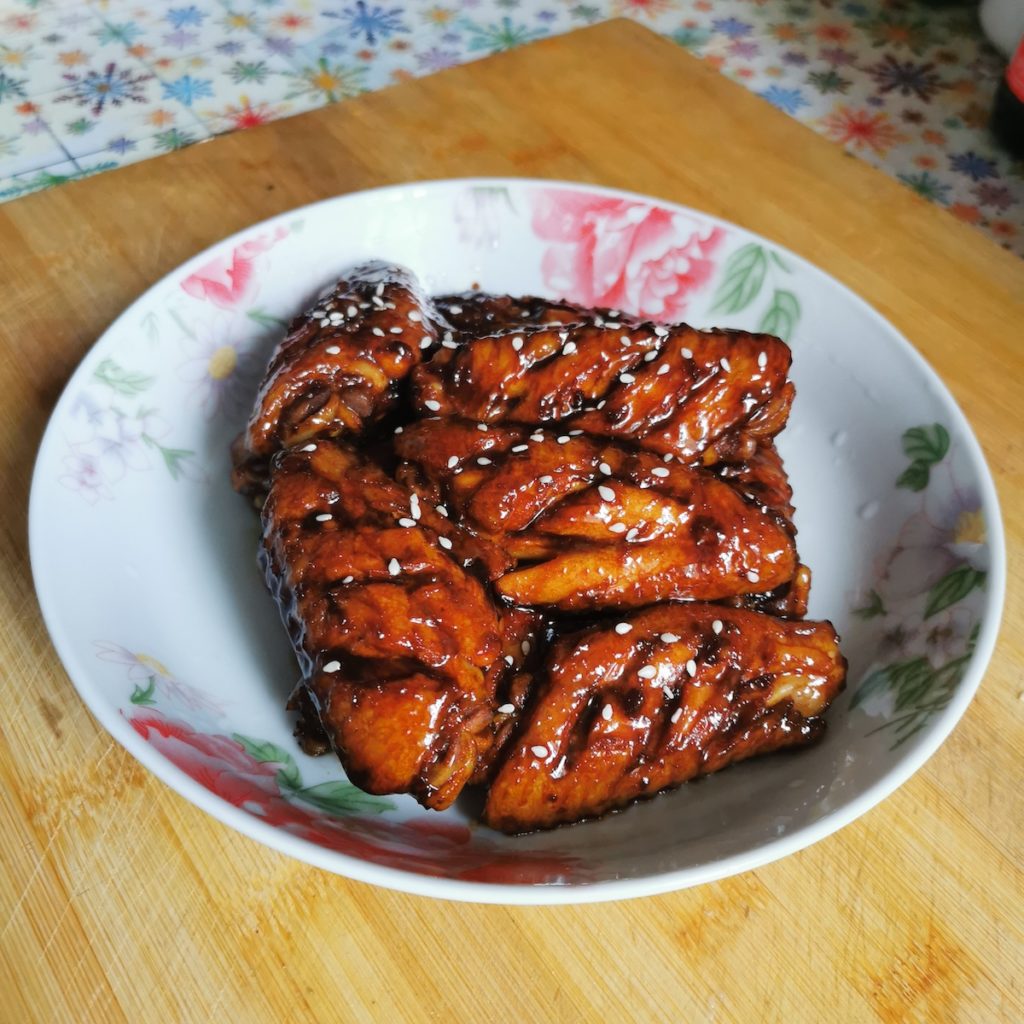 Jing's Coca Cola chicken wings, a popular fried chicken snack in China