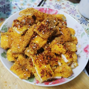 炸鸡排，四川风味