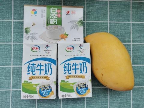 芒果布丁配料