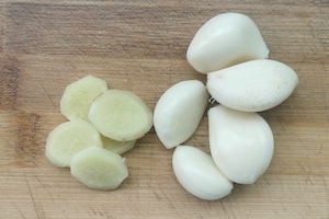 garlic and ginger
