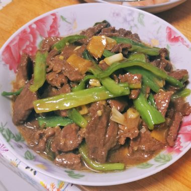 Beef with Green Peppers
