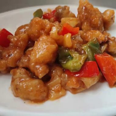 Cantonese Sweet and Sour Pork with Pineapple