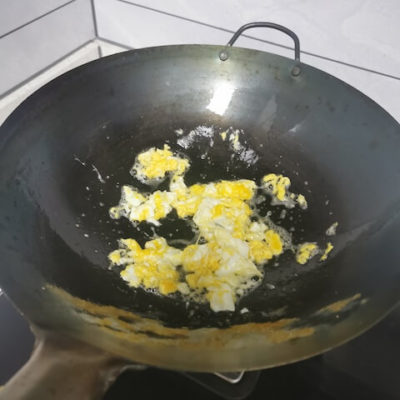 scrambled egg for egg fried rice