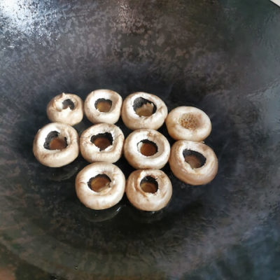 Saute the mushrooms until they begin to release their juices