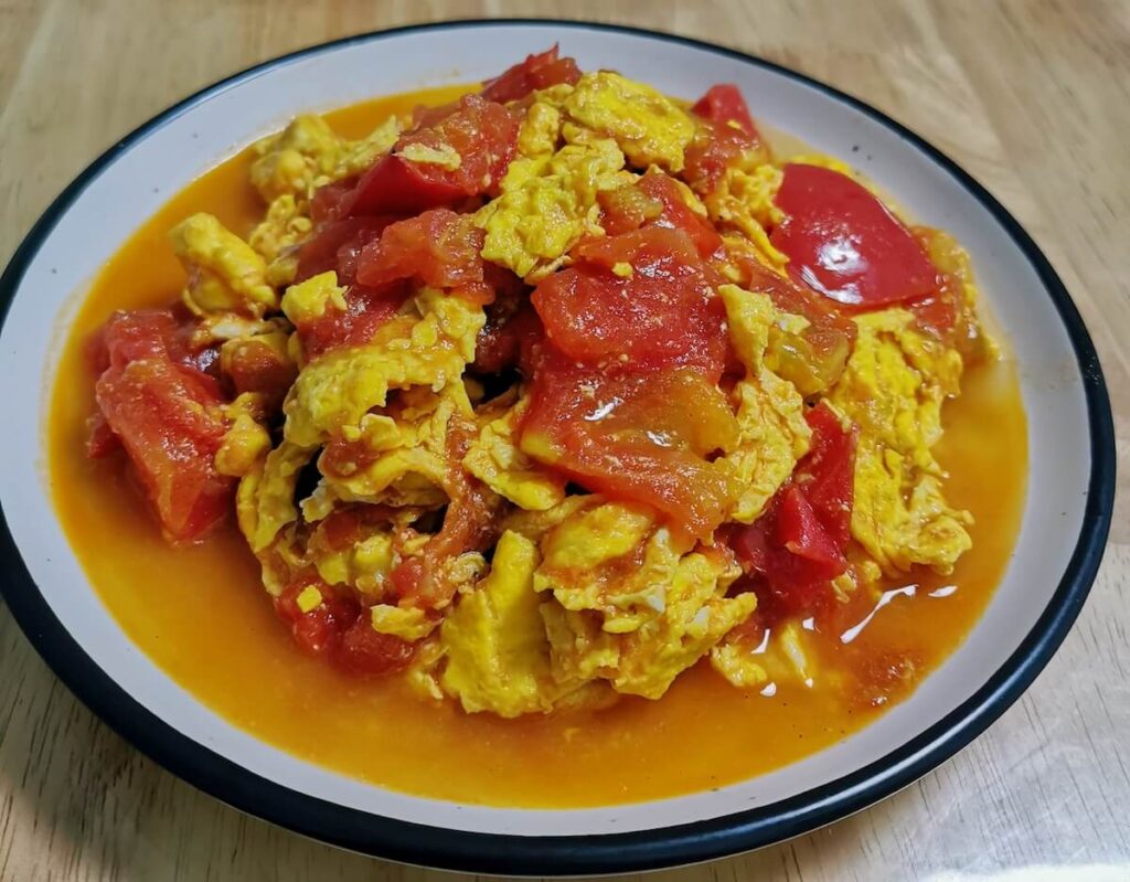 西红柿和炒鸡蛋