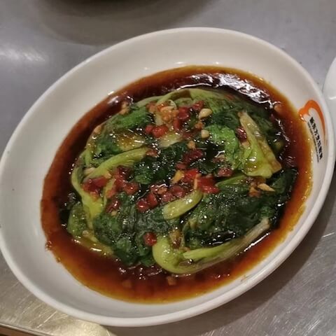 Lettuce with Oyster Sauce