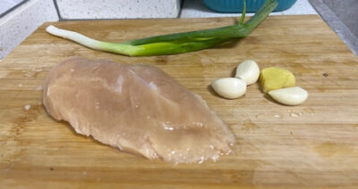 Ingredients for braised chicken breast