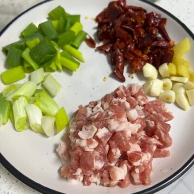 Chop the ingredients