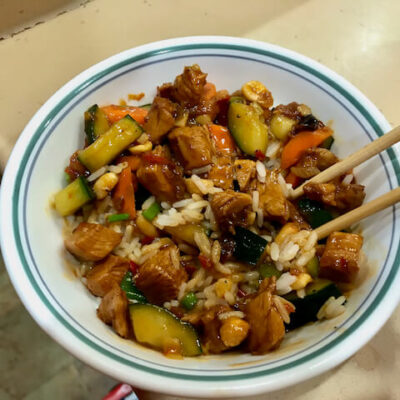 Healthier Kung Pao Chicken