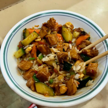 Healthier Kung Pao Chicken