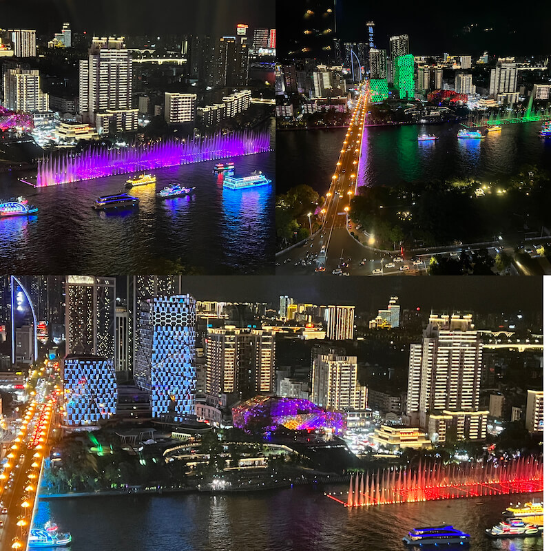 The view from our hotel in Liuzhou