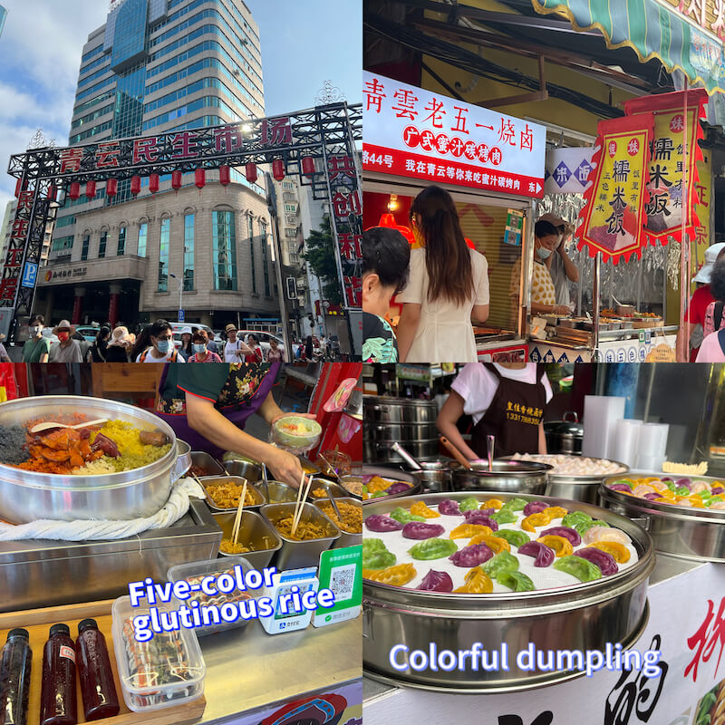 The Qing Yun wet market in Liuzhou. For a city, the wet market is a place where you can feel the temperature of the city.
