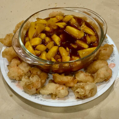 Sweet and Sour Pineapple Shrimp