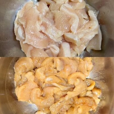 Marinate the chicken