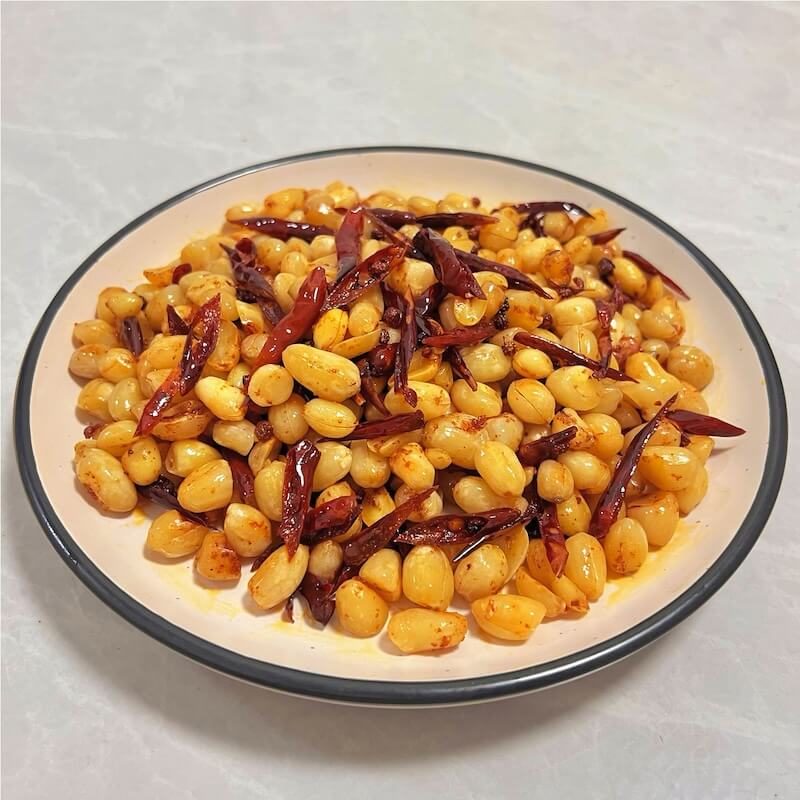 Chinese Spicy Peanuts