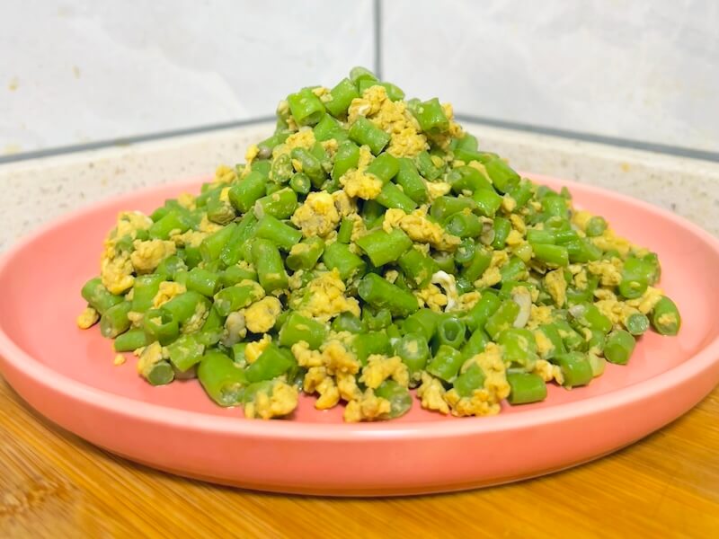 中国龙豆炒鸡蛋