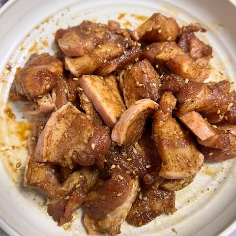 Marinate for 20 minutes