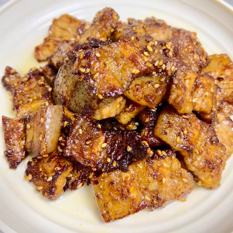 Fried Pork Belly ("Bacon" Chinese Style)
